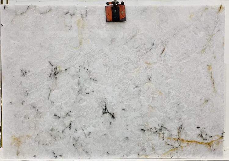 i cristallo white quartzite