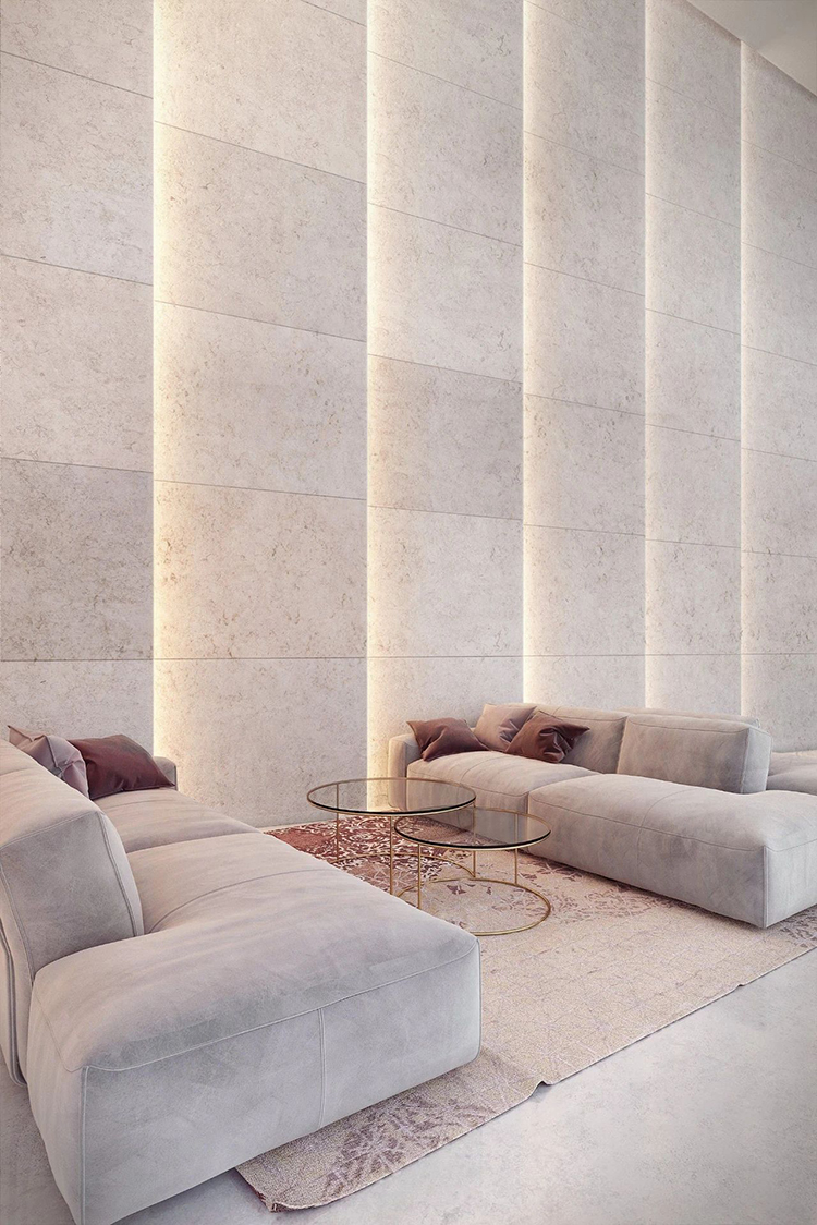 limestone wall