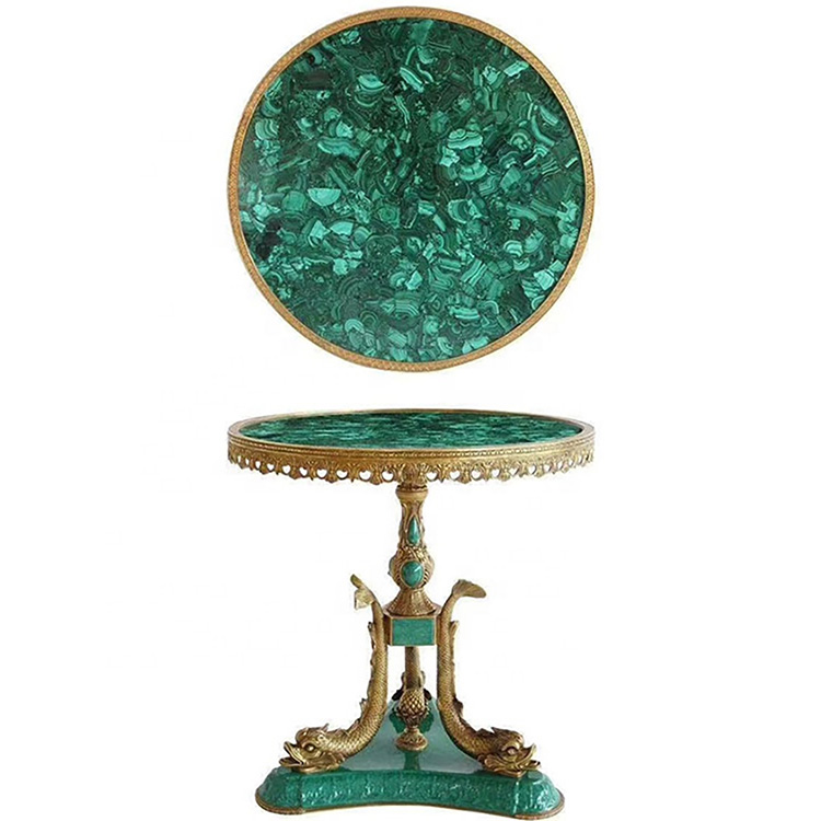 m malachite slab-table-top